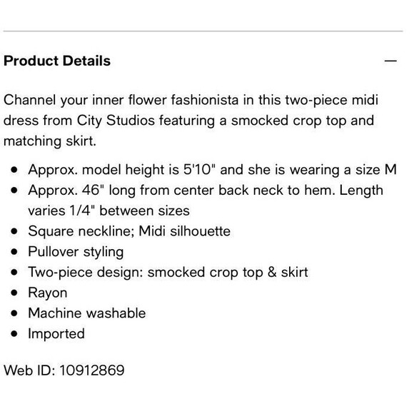 City Triangles Juniors' 2-Pc. Smocked Floral-Print Midi Dress SizeL - Picture 4 of 15